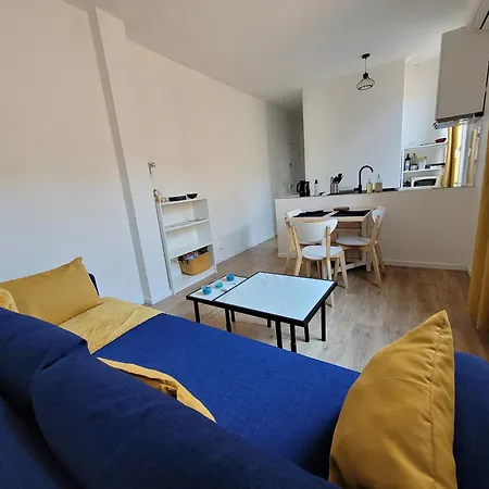 Apartman T2 Bleu - Centre Ville, Et Gare Vallauris